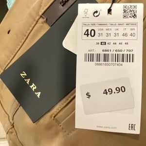 Mens Zara Casual Pants